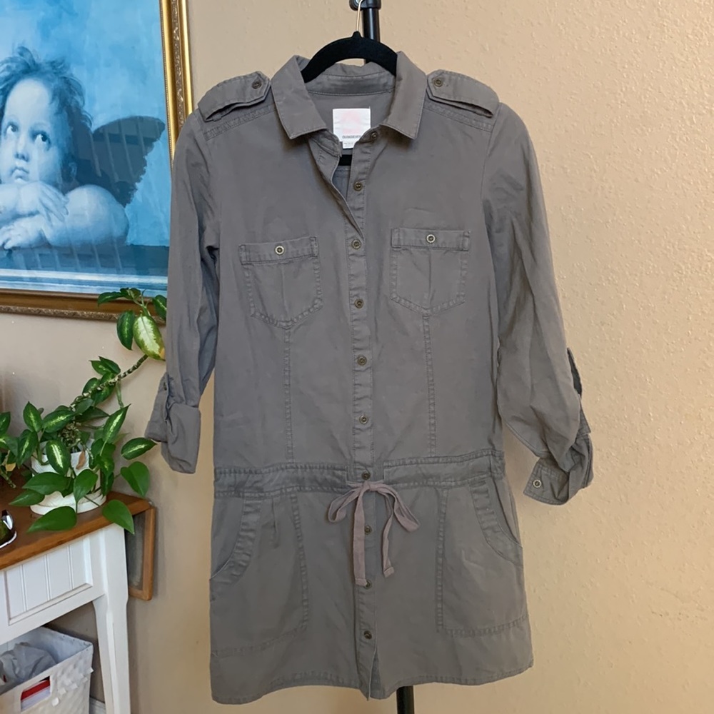 Quicksilver Button Down Mini Dress. Size XS